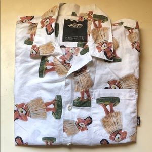 Vans men’s Hawaiian button up tee